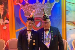 Sitzungspräsident Frank Feser und sein Azubi Lars van de Sand